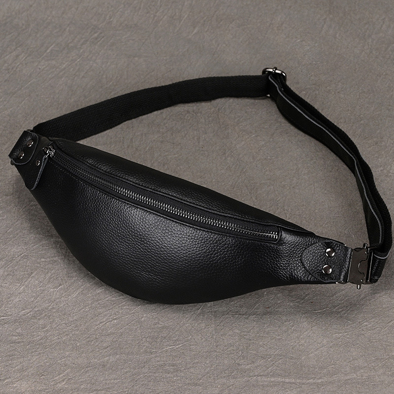 Luxury Bags Leather - Riñonera para hombre 2024 de cuero