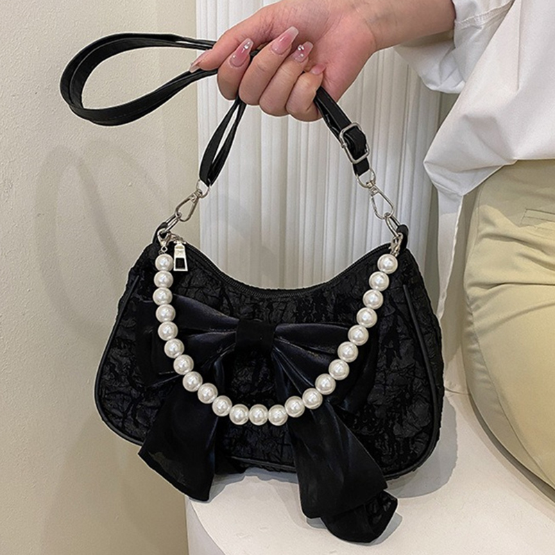 Luxury Y2K Bags - Bolso de Mujer Blanco con Pliegues