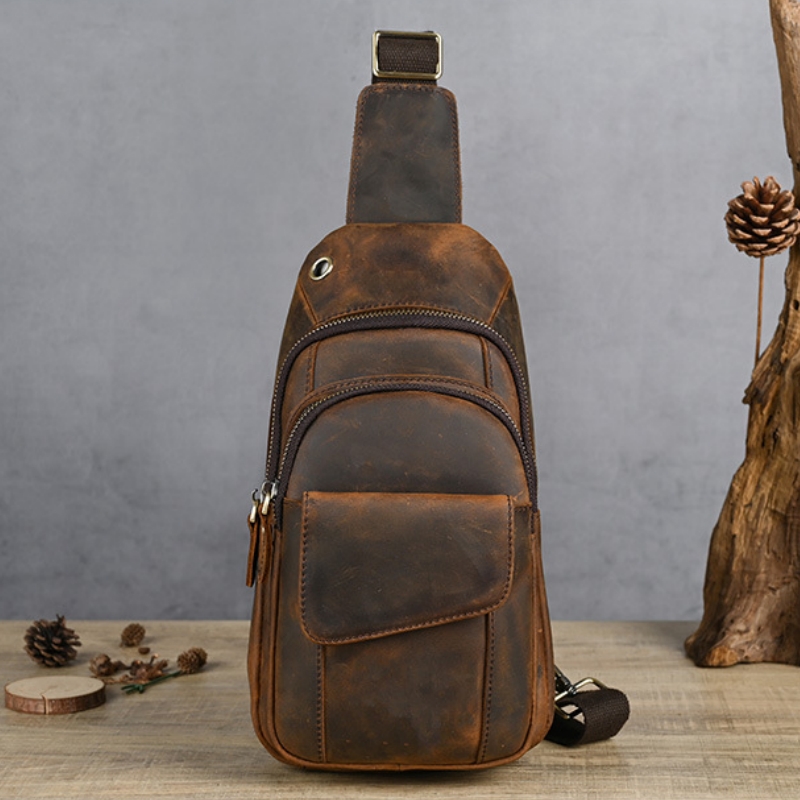Bolso de pecho multifunción de - Luxury Bags Leather reseña y precio
