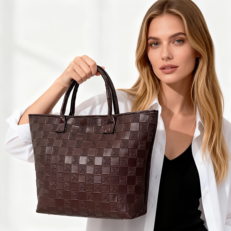 Bolso Tote de Mujer con Patrón - Luxury Bags Reseller reseña y precio
