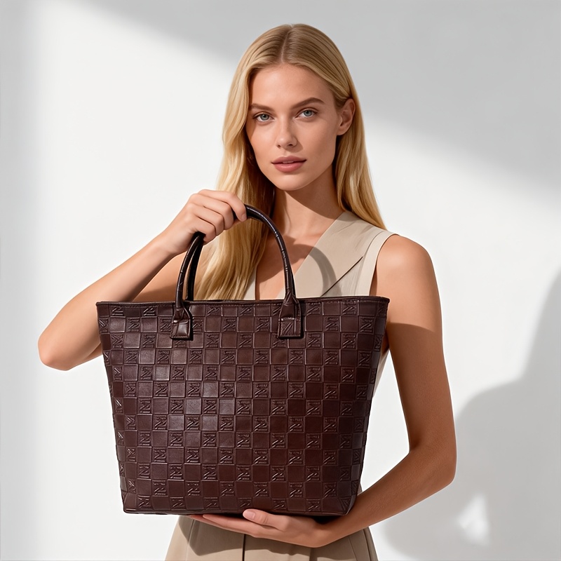 Bolso Tote de Mujer con Patrón - Luxury Bags Reseller reseña y precio