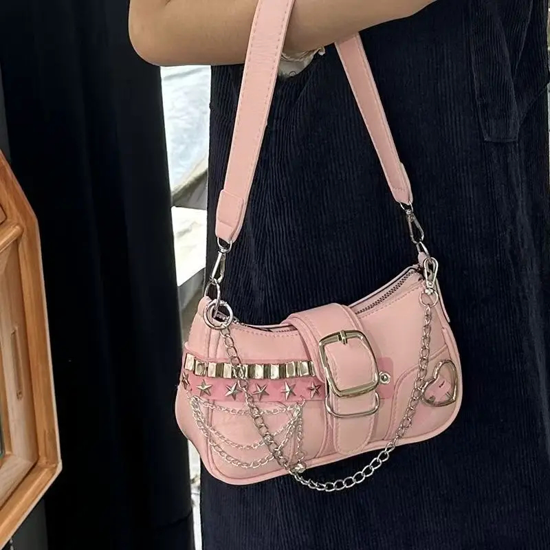 Bolso de Hombro de Piel Sintét - Luxury Y2K Bags reseña y precio