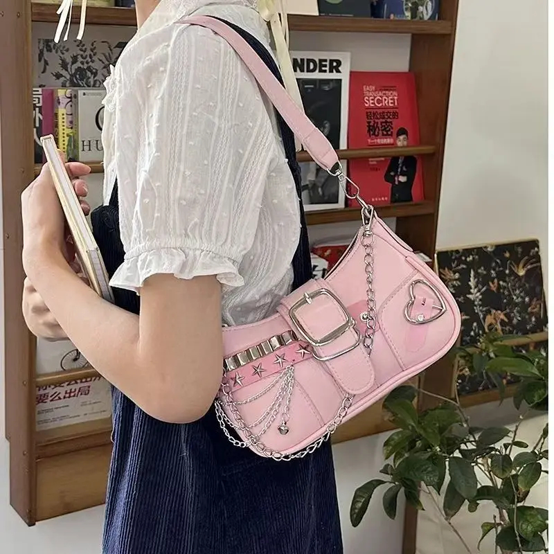 Bolso de Hombro de Piel Sintét - Luxury Y2K Bags reseña y precio