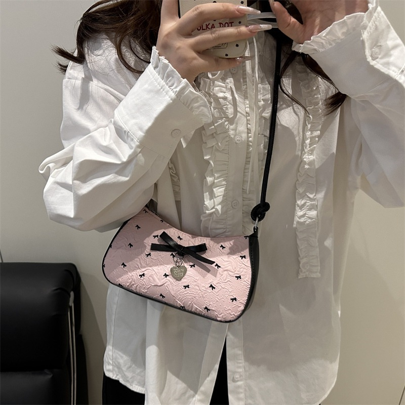 Bolso de Hombro Rosa Y2K para  - Luxury Y2K Bags reseña y precio