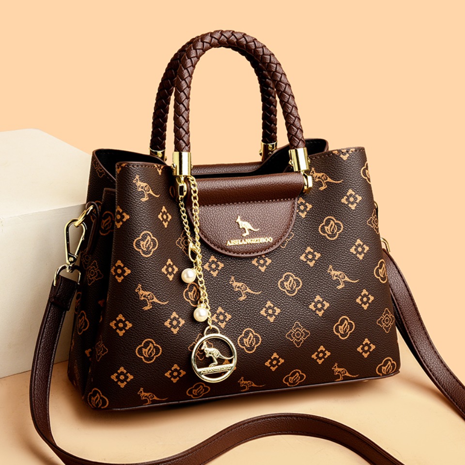 Bolso de mano informal de cuer - Luxury Bags Storage reseña y precio