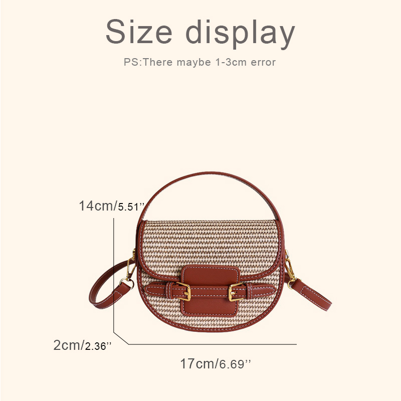 Mini bolsas de sillín de paja  - Luxury Bags Leather reseña y precio