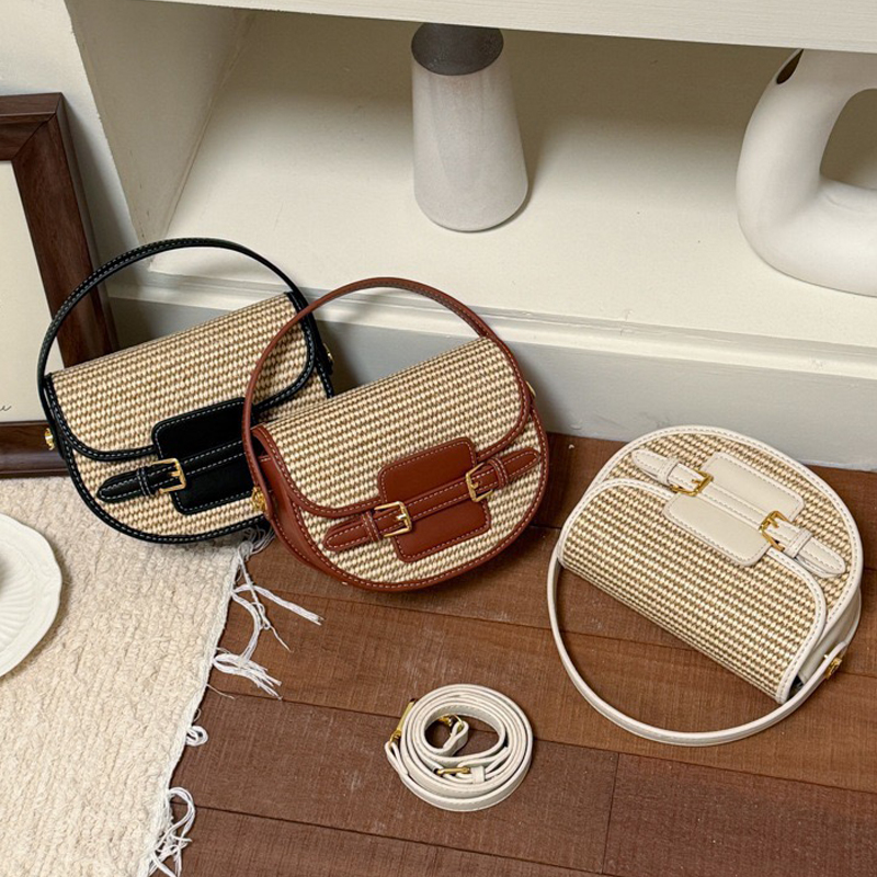 Mini bolsas de sillín de paja  - Luxury Bags Leather reseña y precio