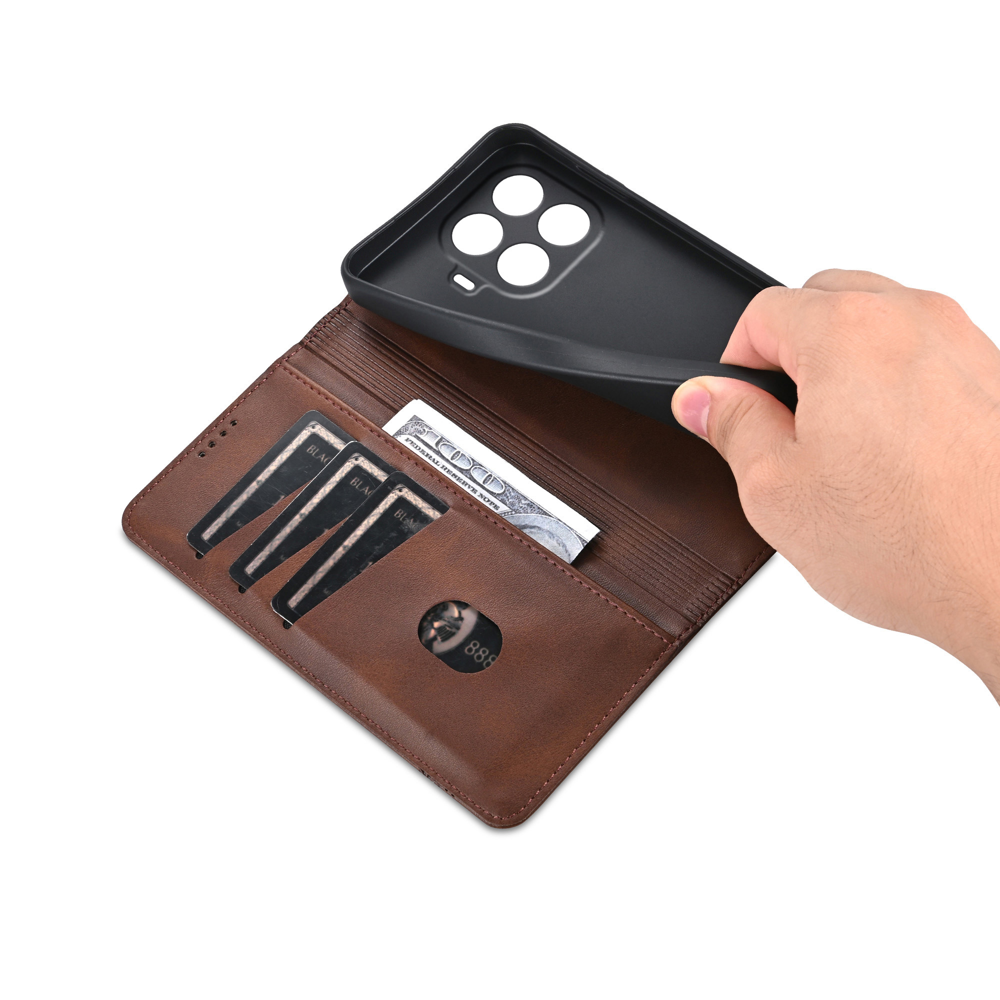 Funda de Cuero Tipo Cartera pa - Luxury Bags Leather reseña y precio